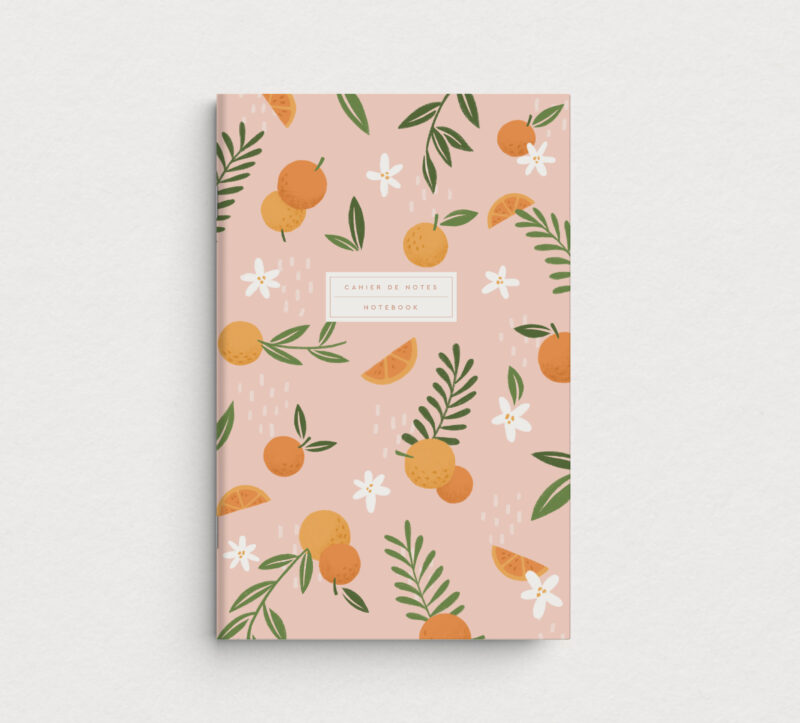 cahier de notes mimosa