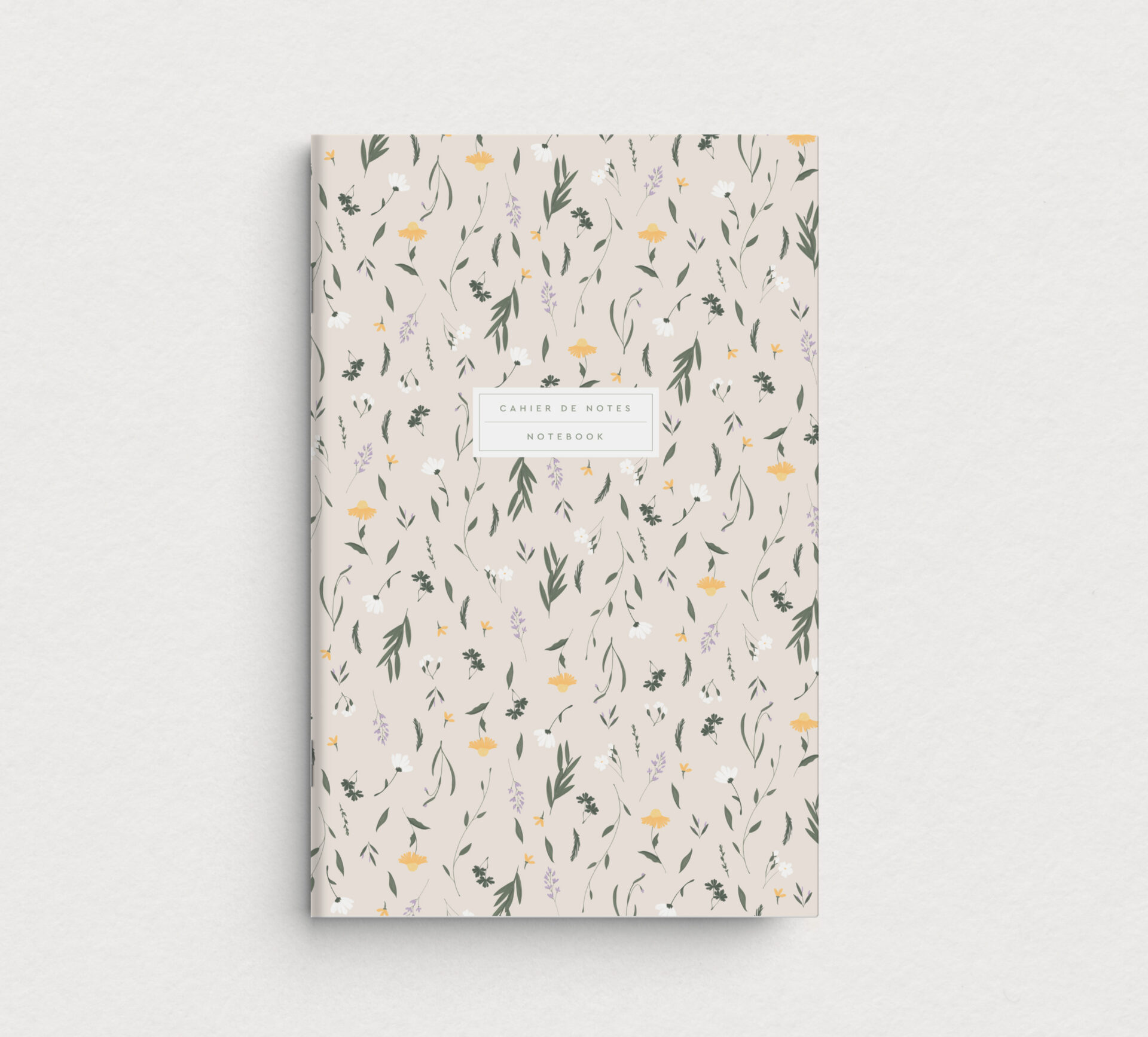 Cahier de notes Morning Bloom - Image de marque et papeterie