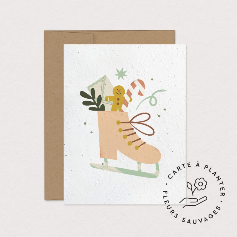 carte a planter viree sur glace