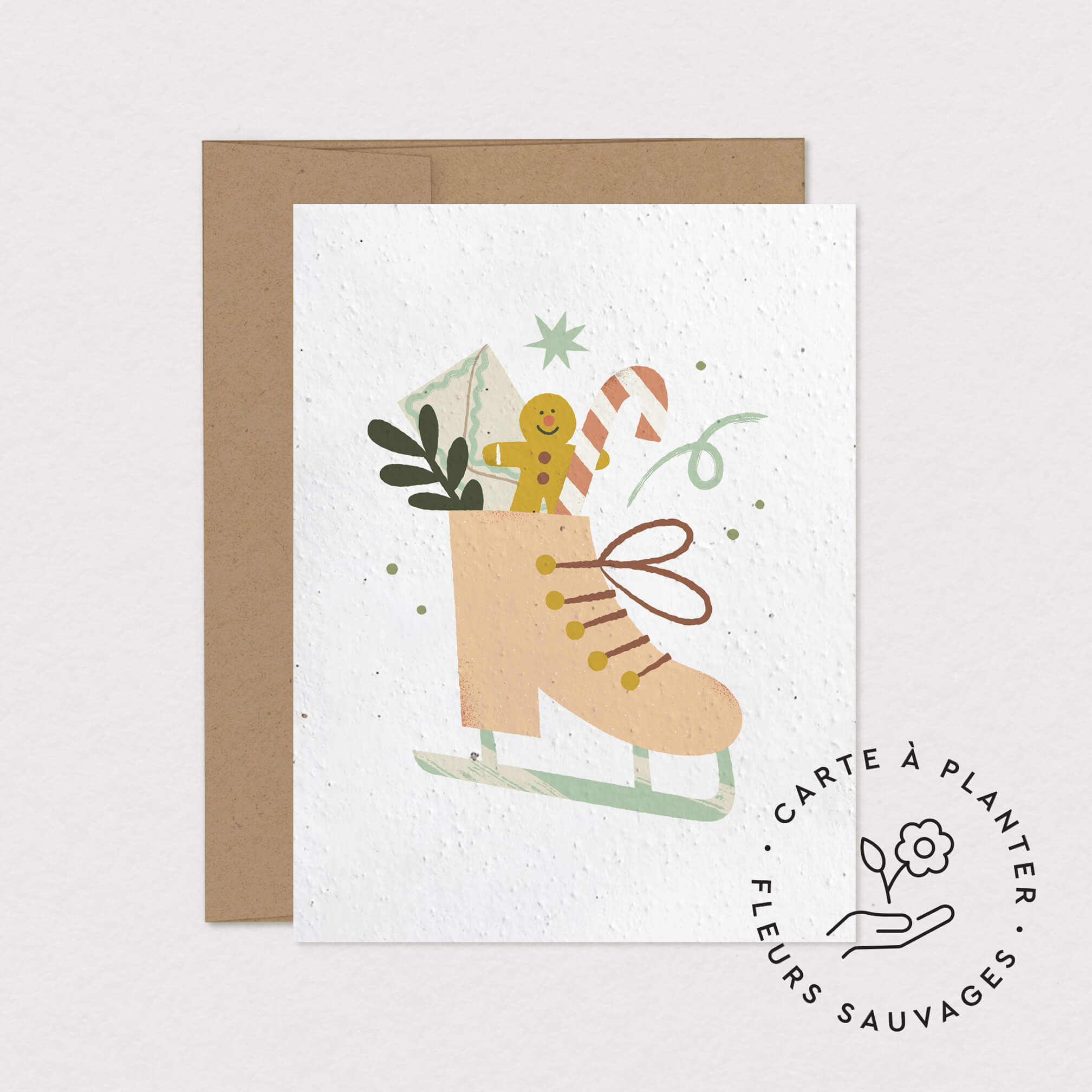 carte a planter viree sur glace