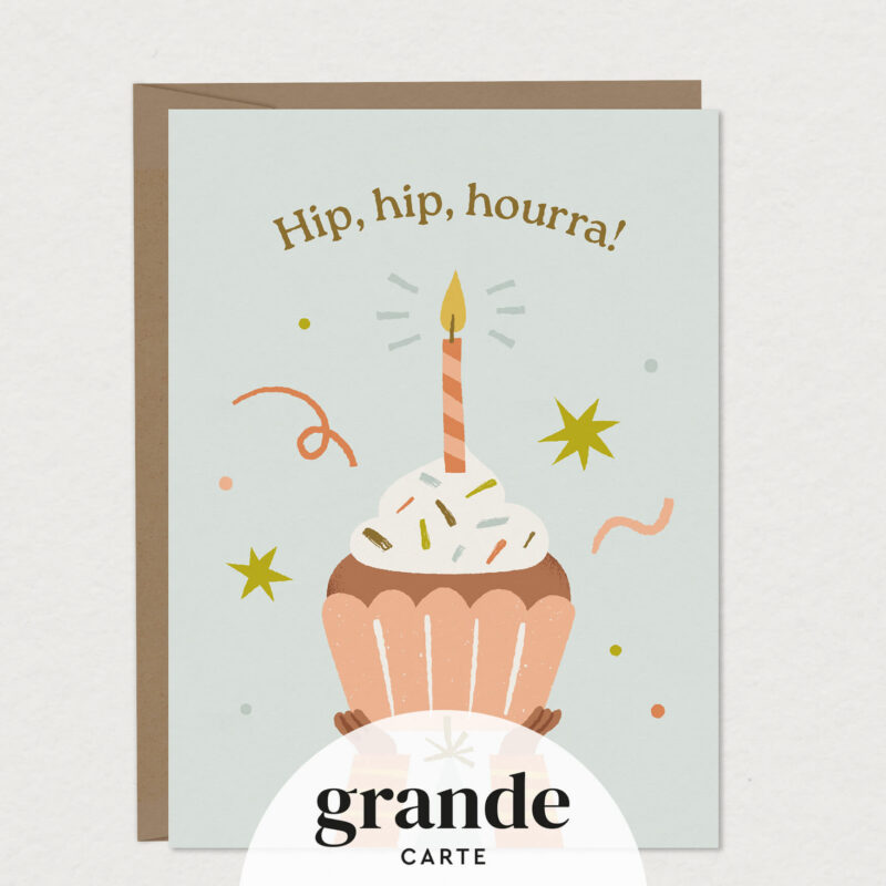 Grande carte - Hip hip Hourra!