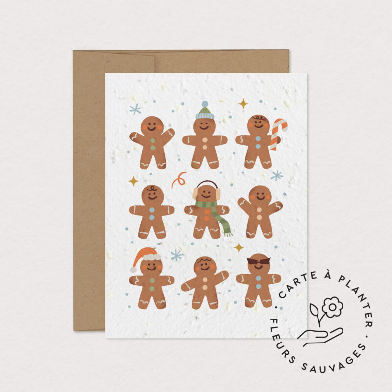 carte a planter bonhomme pain epices