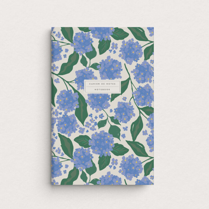 Cahier de notes Hydrangées