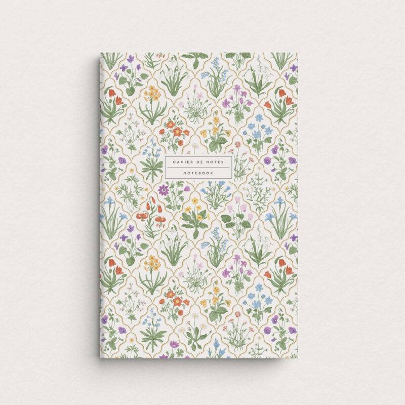 cahier de notes jardin anglais