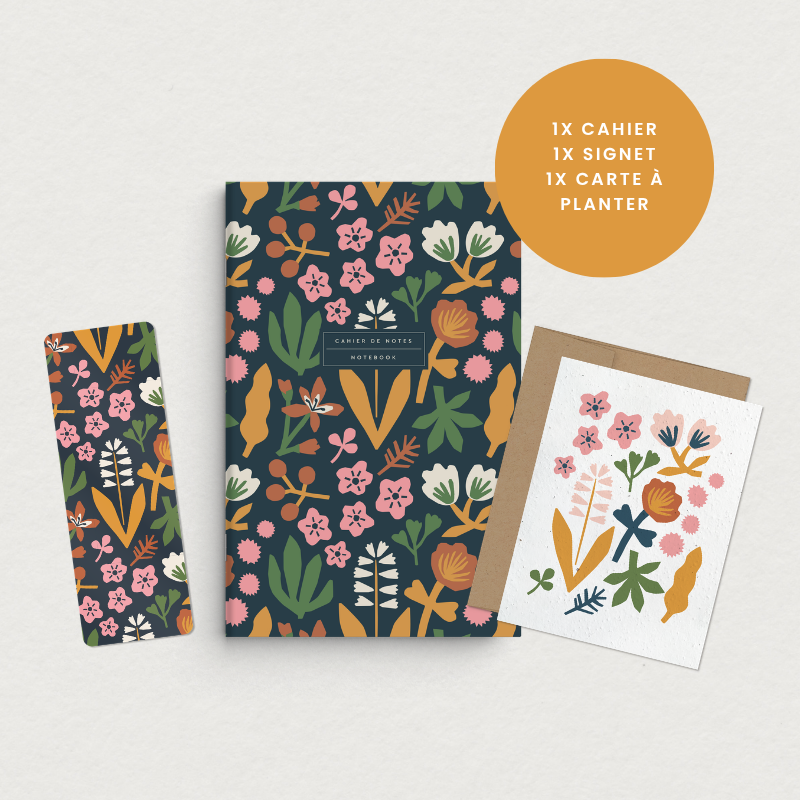 Ensemble cadeau de papeterie Flavie – Image 2