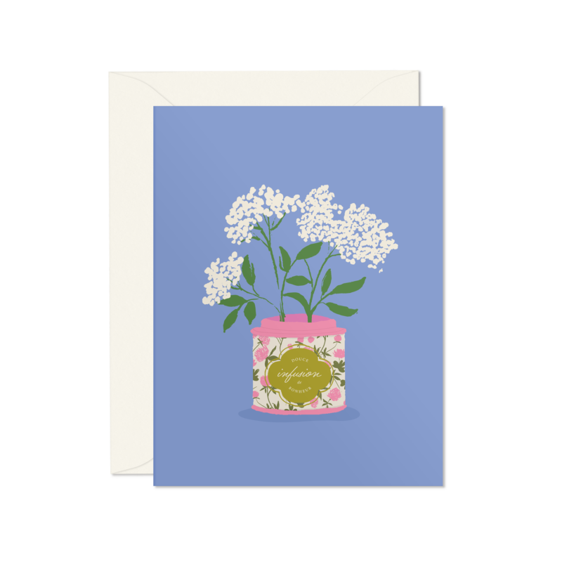 carte de souhaits infusion
