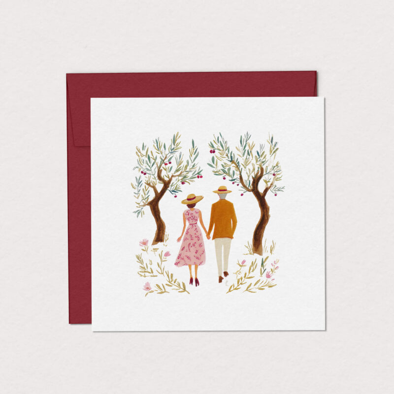 carte de souhait amoureux