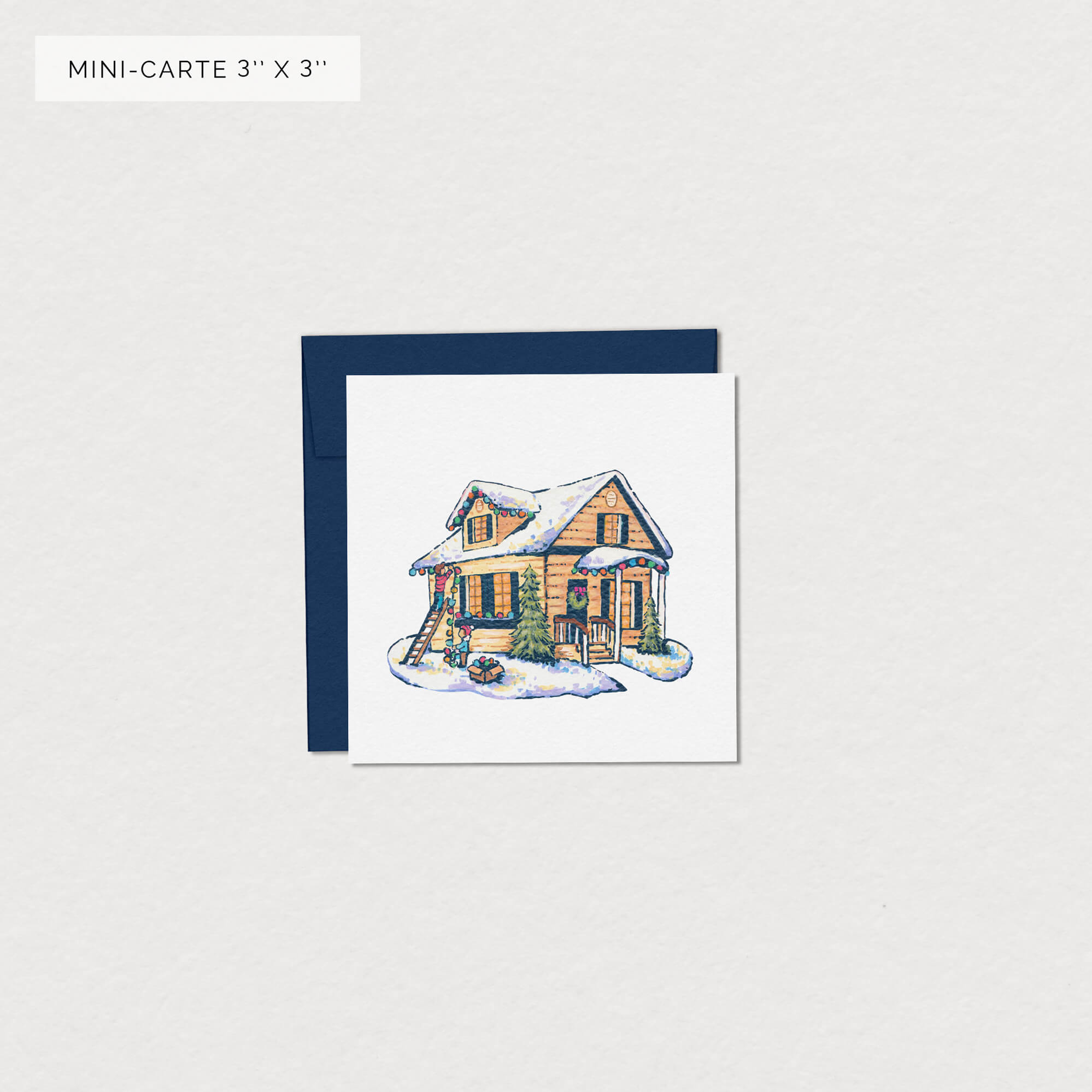 mini carte de noel